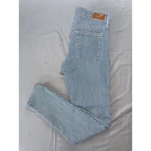 Ralph Lauren Polo Vintage Tompkins Stretch Skinny Jeans. Blue Stripe, 27. GUC!!